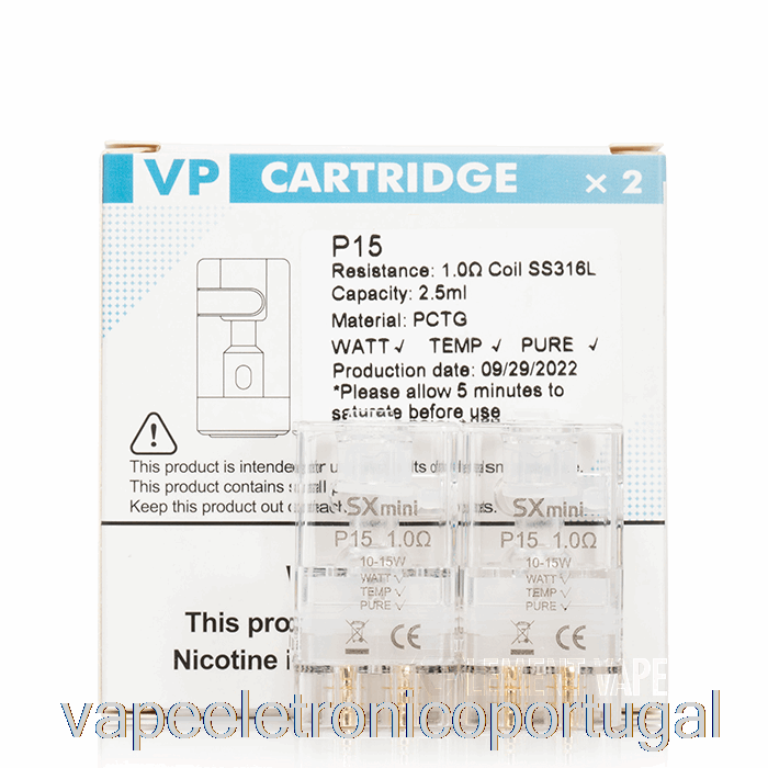 Vape Eletrônico Yihi Vp Pods De Substituição 1.0ohm P15 Pods